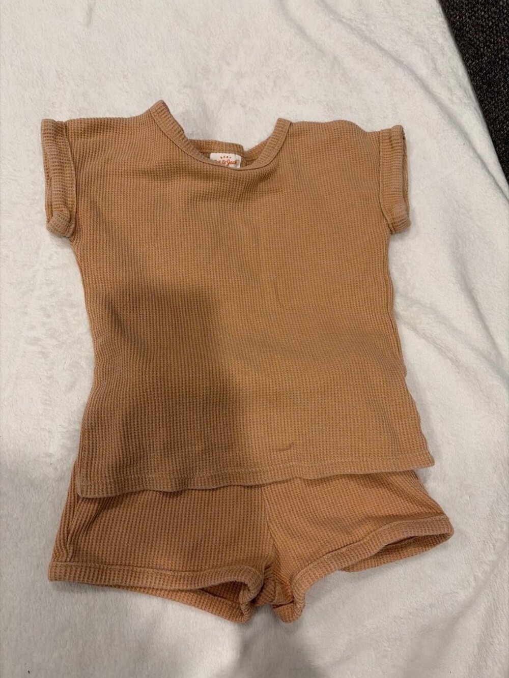 Cat & Jack Baby Waffle Knit 2-Piece Set - Sleeveless Top & Shorts